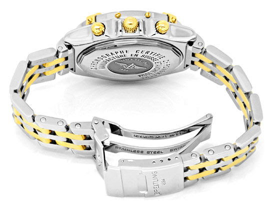 Foto 5, Breitling Windrider Crosswind, Pilot, Stahl-Gold Topuhr, U1355