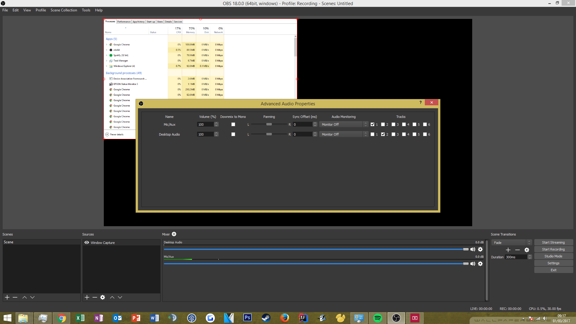 Question Help Resolved Recording Multiple Audio Tracks Only Picks Up Track 2 Obs Forums