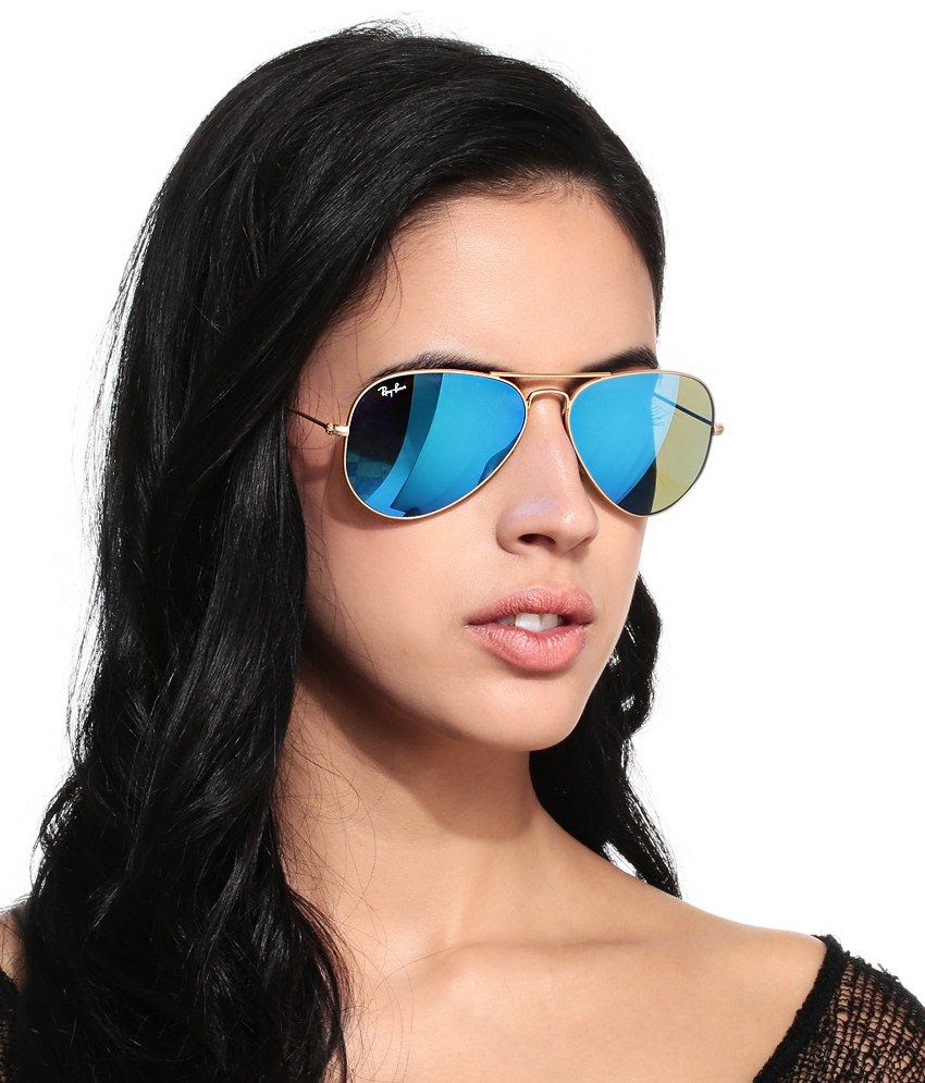 Ray Ban Aviator Polarized Blue Flash Money In The Banana Stand