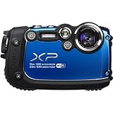 Fujifilm FinePix XP200 Blue 16MP Waterproof Digital Camera with 3-Inch LCD