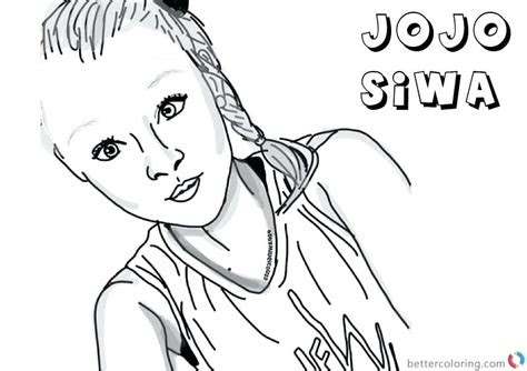 jojo siwa coloring pages  kids coloring pages  kids   ages