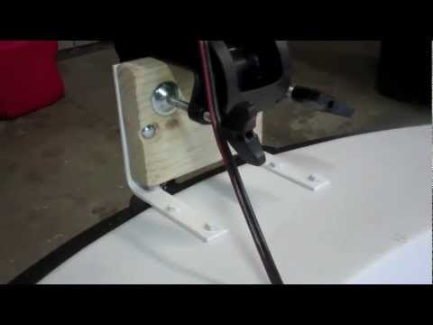 Adding a Bow Transom Mount - YouTube