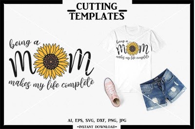 Download Free SVG Sunflower Best Mom Ever Svg 20350+ File for DIY T-shirt, Mug,
Decoration and more for Cricut, Silhouette and Other Machine