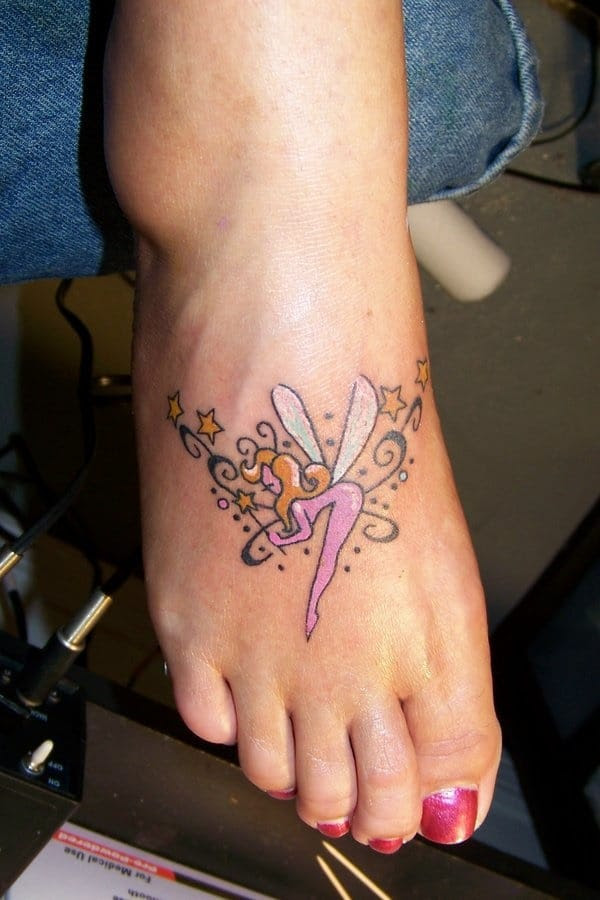 55 Beautiful Foot Tattoo Designs For Girls