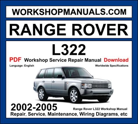 Download 2002 Range Rover L322 Lrl0424 Factory Workshop Manual