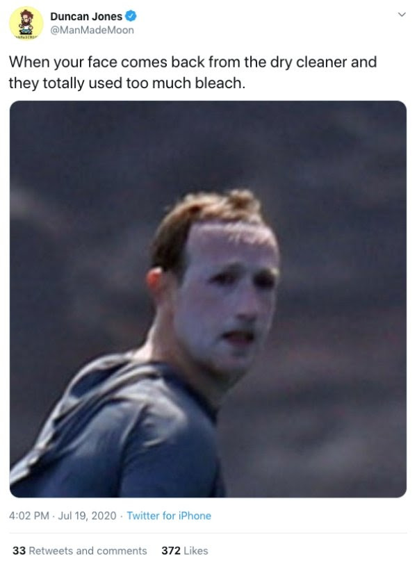 Mark Zuckerberg Surfing Face | Others