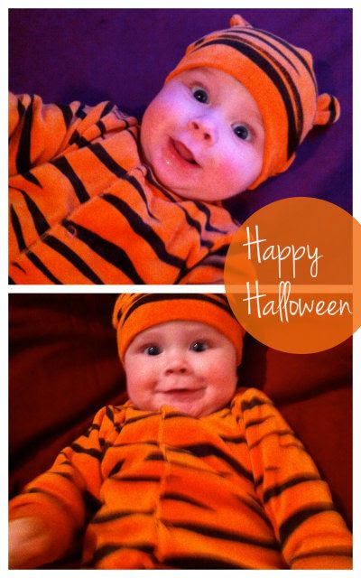 Baby im Tiggerkostüm von H&M