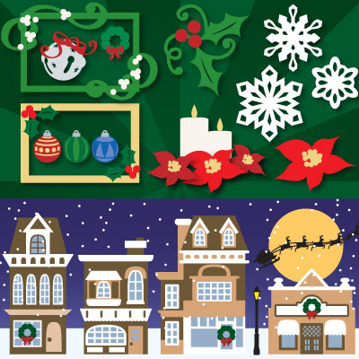 Download Christmas in the Village SVG Collection - $5.99 : SVG ...