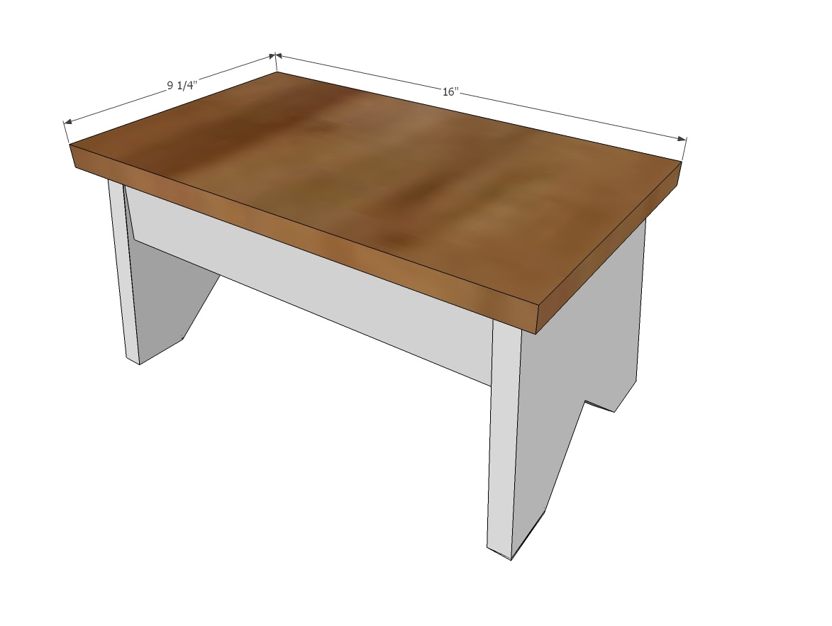 Ana White Simple 1x10 Single Step Stool - DIY Projects