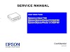 Epson Artisan 700 Service Manual