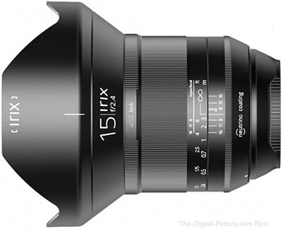 Irix 15mm f/2.4 Blackstone Lens