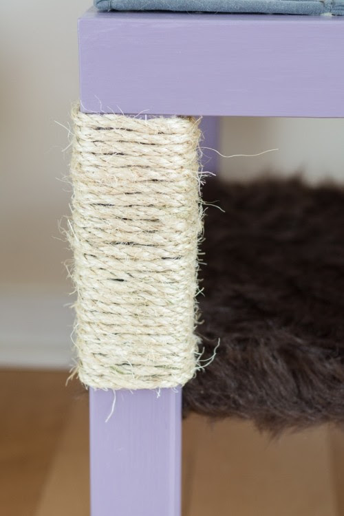 Condomínio impressionante do gato de DIY das tabelas de IKEA