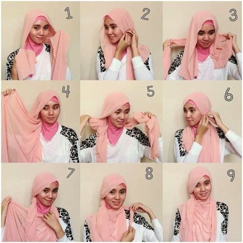 Hijab Segi Empat Layer Tutorial Hijab Turban Segi Empatsquare
