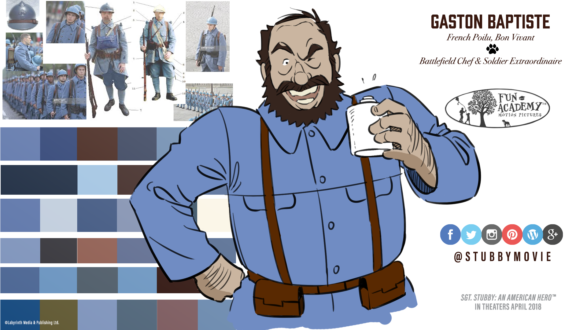 Gerard Depardieu Joins Cast Of Sgt Stubby An American Hero Fun Academy Studios