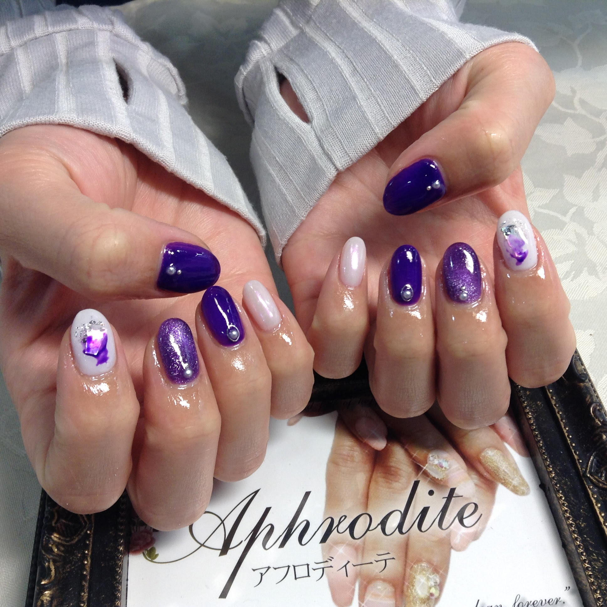 金沢市 I様のネイル つくば 土浦 ネイルサロン アフロディーテ Aphrodite 口コミ 予約制