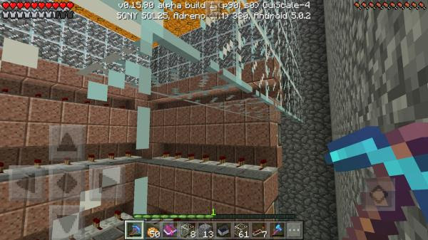 ブレイズトラップの処理装置がすべて完成いたしました のんびりマイクラpe