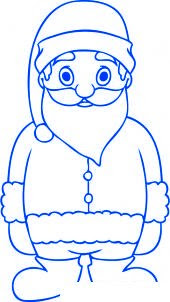 Comment dessiner un père noël #3 | AlloDessin