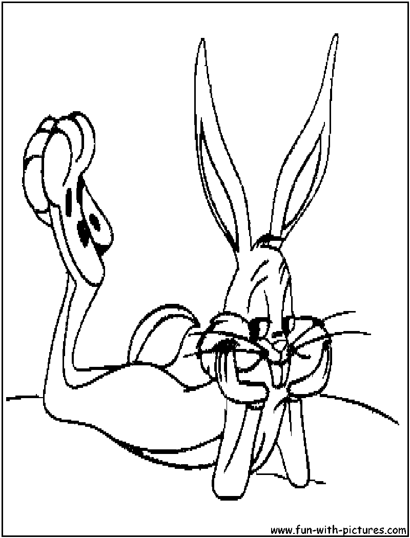Bugs Bunny Coloring Pages Free Printable Colouring Pages for kids to print and color in