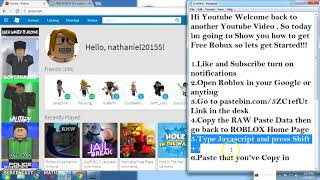 How To Get Free Robux Working 2018 100 Working - robux pastebin com