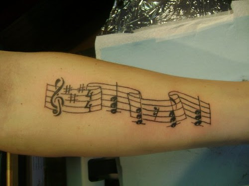 music notes. by ken power. stjohnsink.com