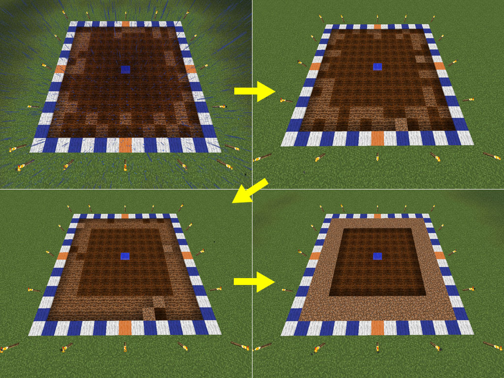 水流式収穫装置の畑を作る ある のマインクラフト日和