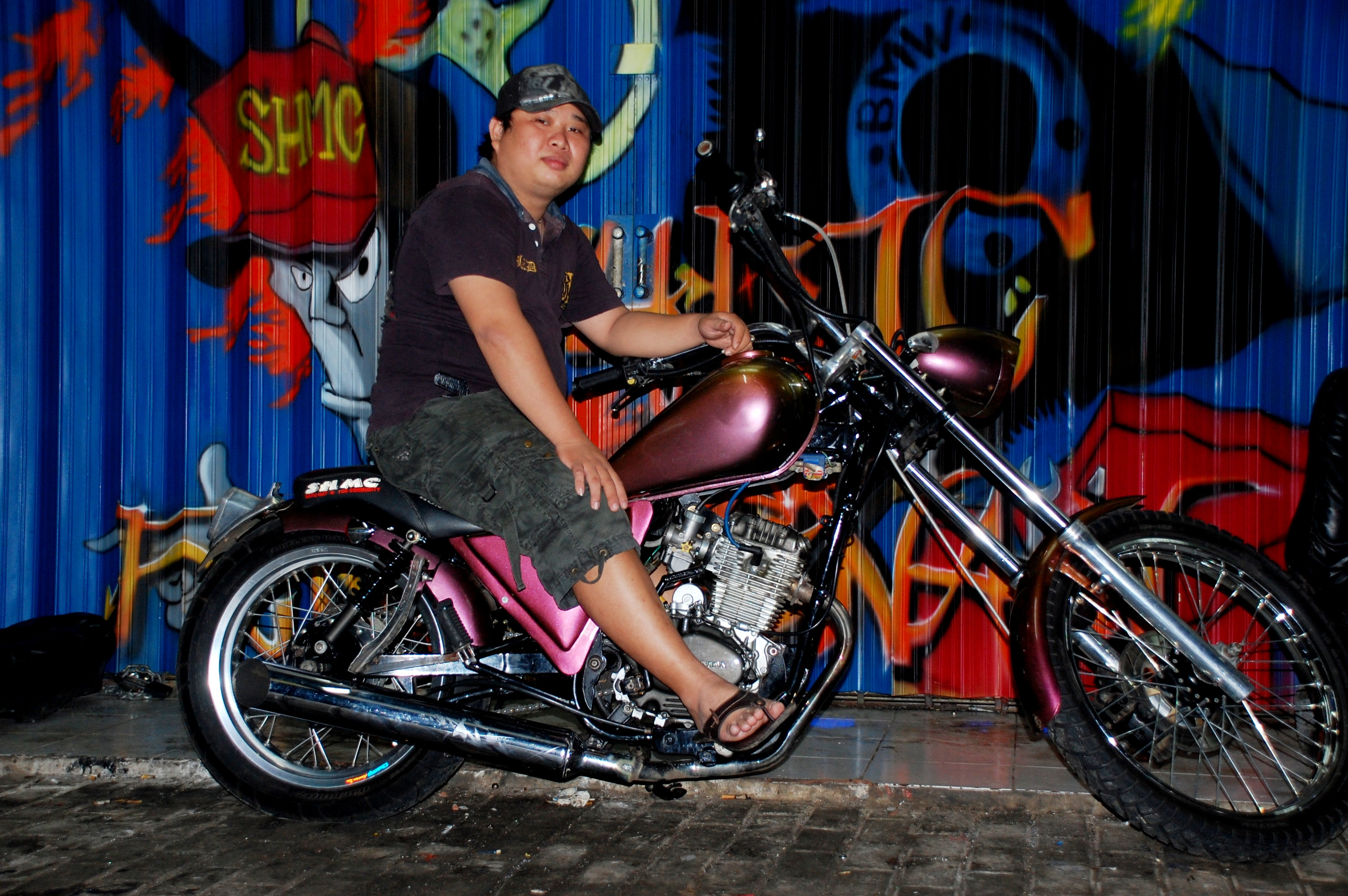 GL 100 Bergaya Chopper Tak Asal Murah Gilamotor