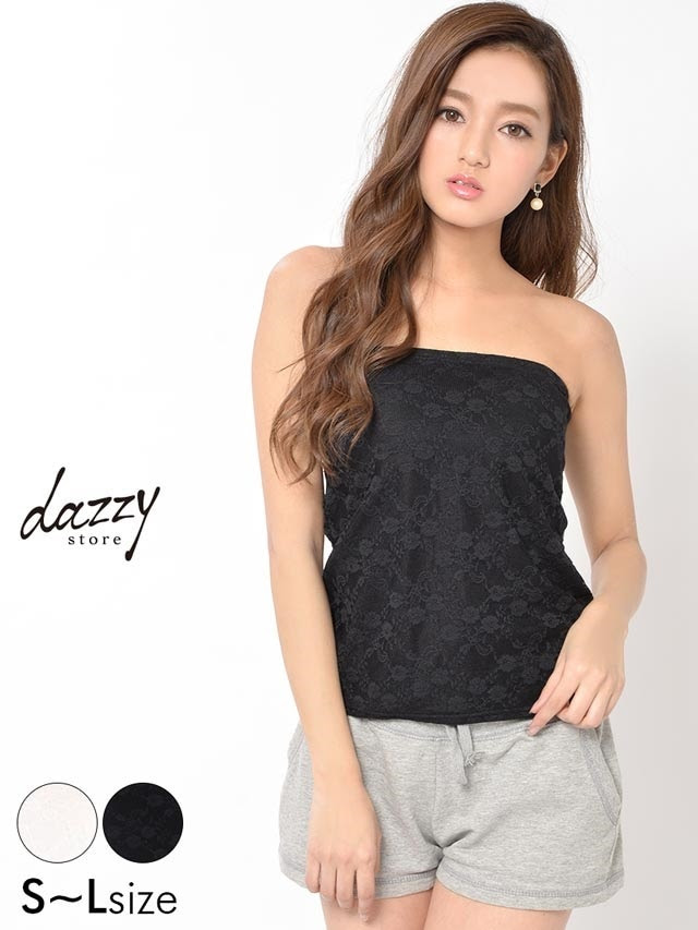 カップ付総レースキャミソールインナー単品の通販はdazzystore デイジーストア Ki