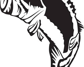 Download Bass Fish Stencil | Free download on ClipArtMag