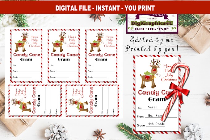 Printable Candy Grams