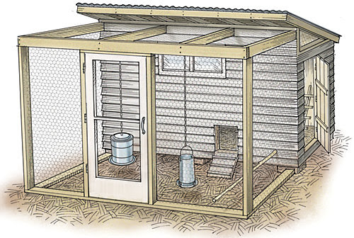 Build A Chicken Coop Spring 2008 Out Here Magazine Tractor Supply 