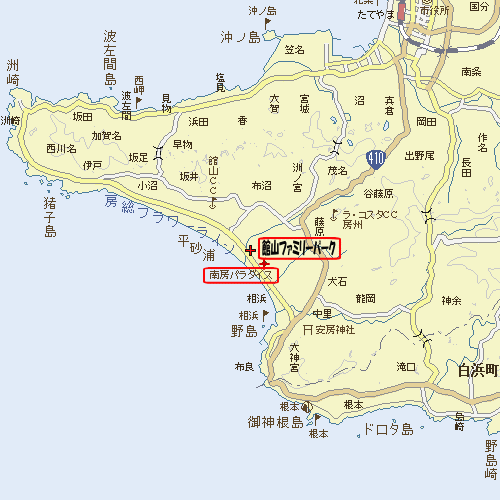 館山市の観光スポット