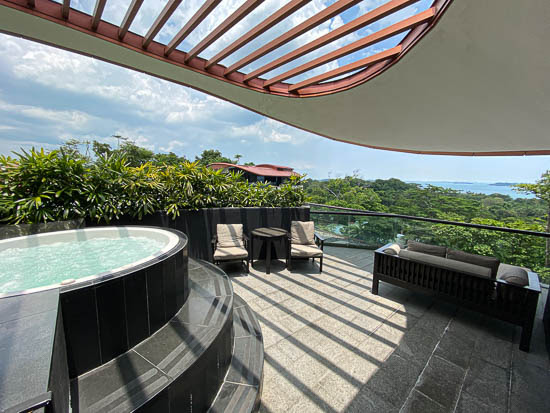Capella Singapore Constellation Room Jacuzzi