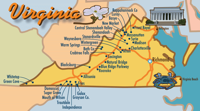 Virginia Cabins and VA vacation rentals Chalet Rentals