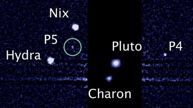 Descubren la quinta luna de Plutón