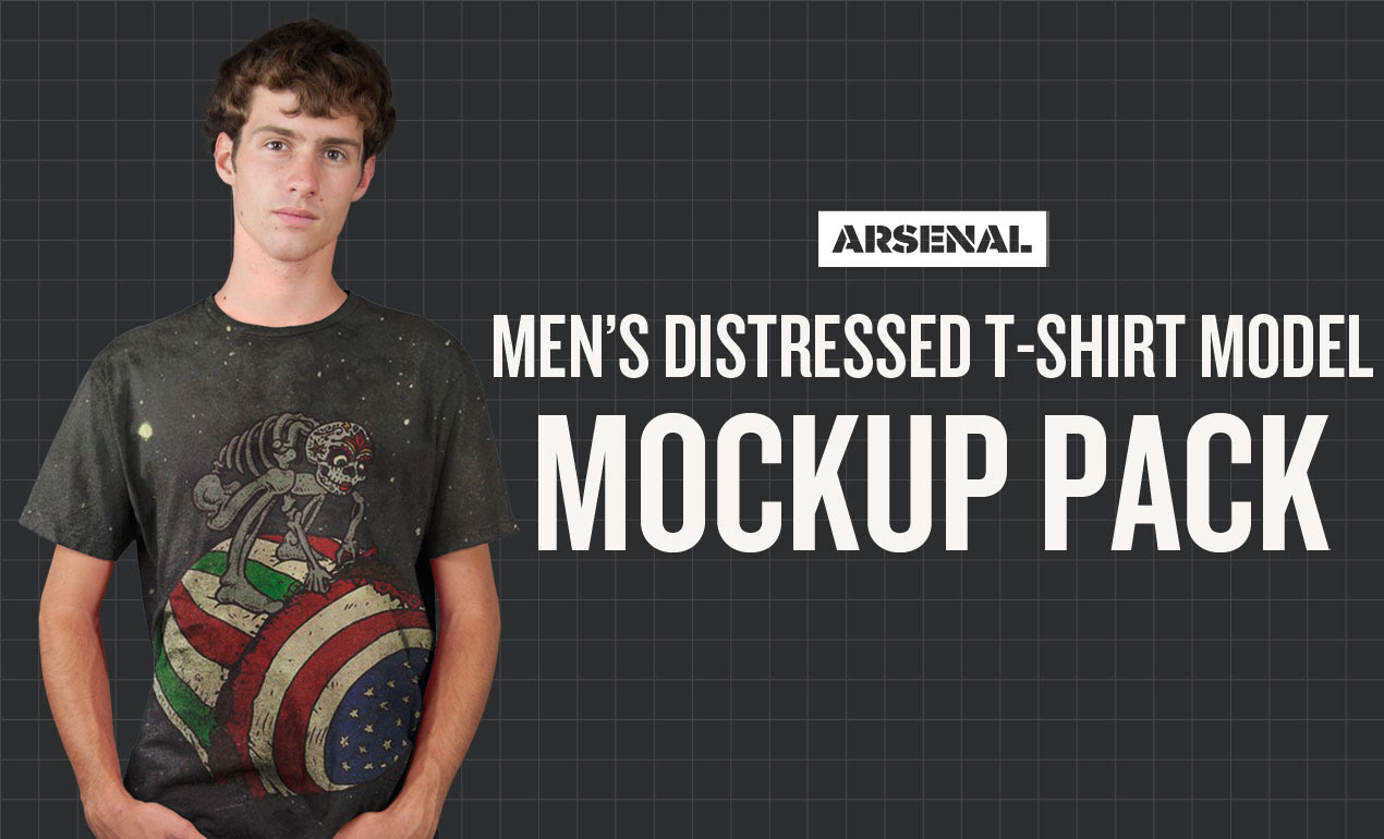Model Mockup Templates: T-Shirt Model Mockups