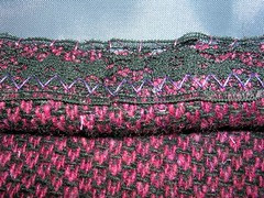 purple skirt hem