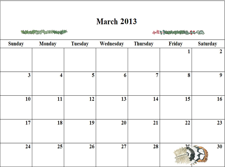 Page from 2009 Calendar