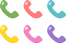 電話の受話器 6色の無料ベクターイラスト素材 Picaboo ピカブー 無料ベクターイラスト素材