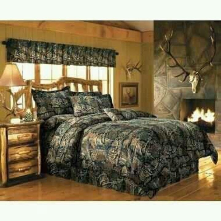 Camo bedroom | Home Decor | Pinterest