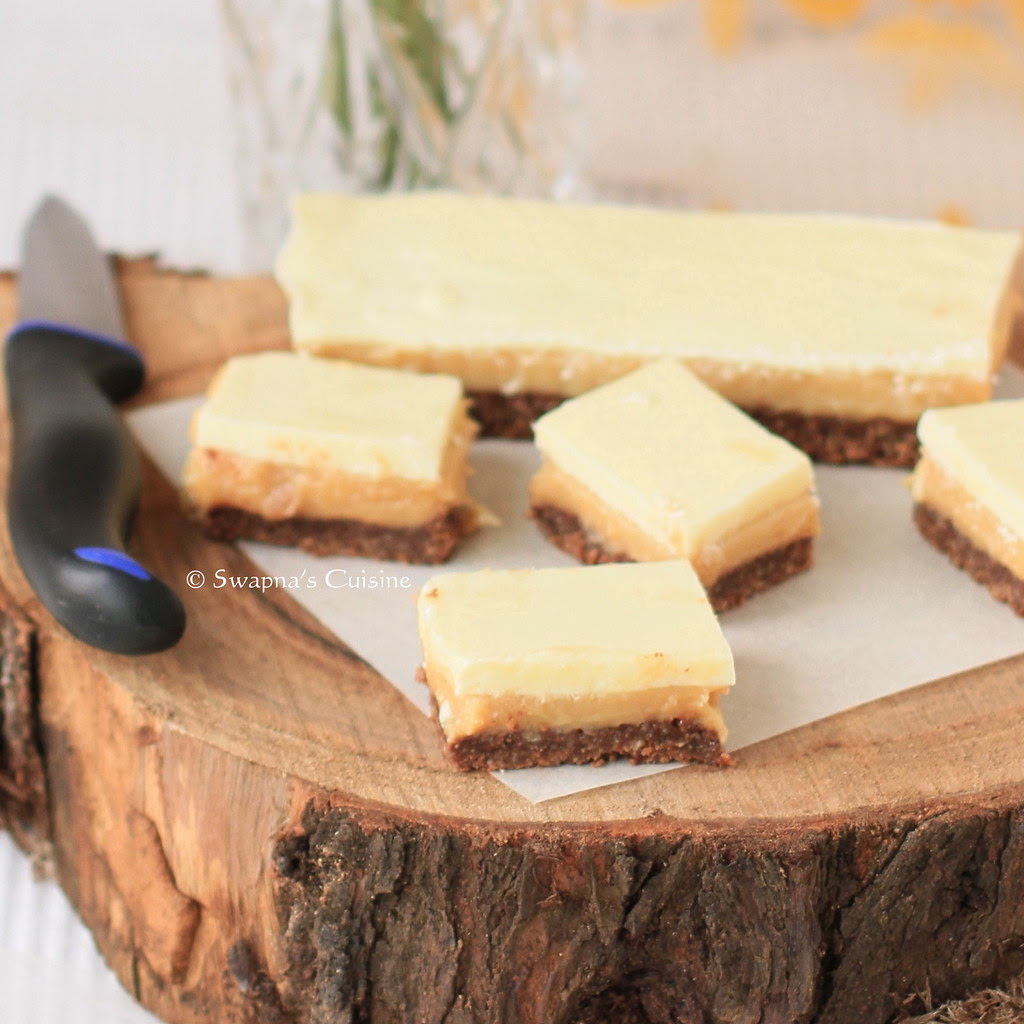 White Chocolate Caramel Slice
