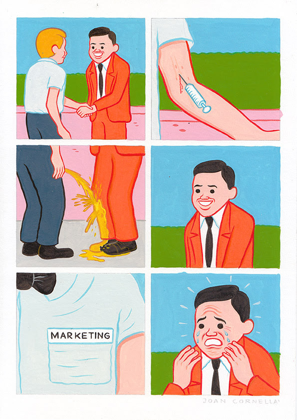 ブラックジョークが過ぎるスペインのイラストレーター Joan Cornella 作品の数々 Wdm合同会社 システム Web マーケティング