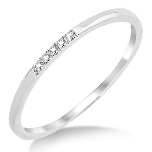  Miore - MP9013RP - Bague Femme - Or blanc 375/1000 (9 carats)0.98 gr - diamants 0,03 cts - T 56