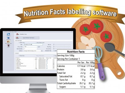 Nutrition Facts-WINCODE TECHNOLOGY CO.,LTD ; barcode label ...
