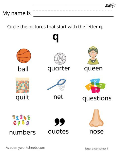 You can print your letter q here. learn the letter q q learning the alphabet academy worksheets