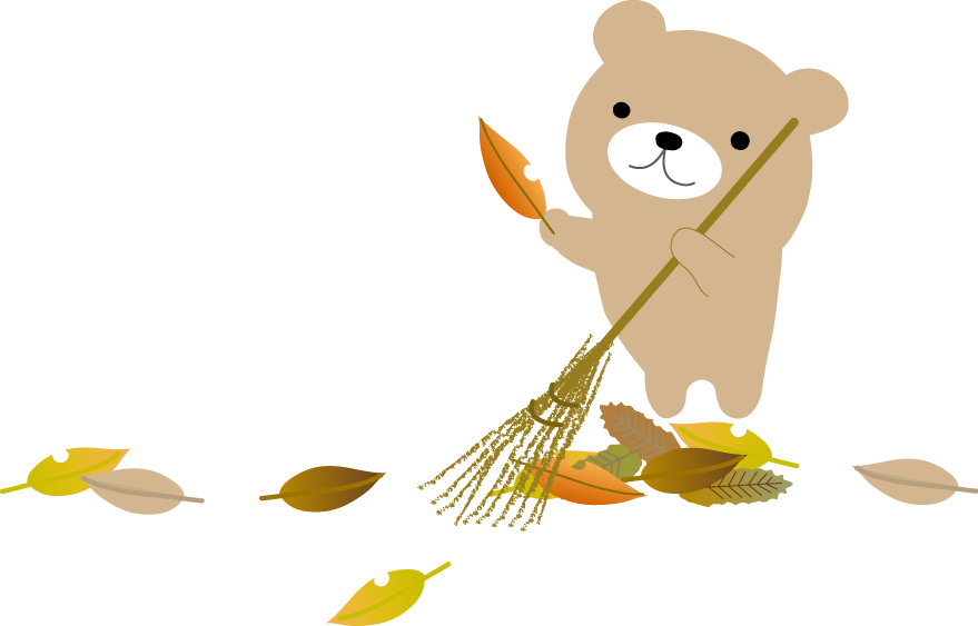 秋冬のイラスト 落ち葉 無料イラスト フリー素材