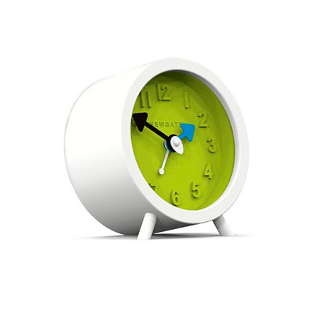 Fred Alarm Clock White Green Barn Light Electric