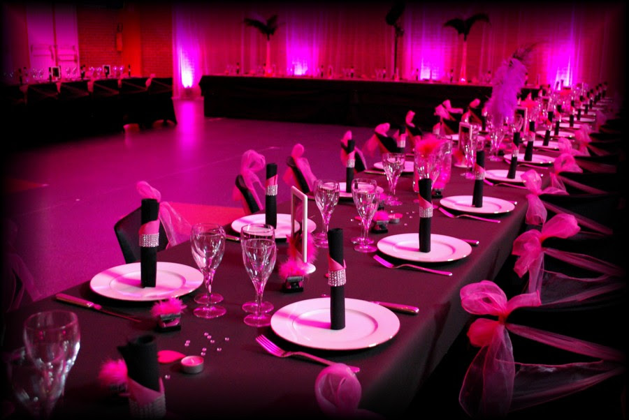 Mariage Cabaret Noir Fuchsia Etoile De Rose Candy Bar