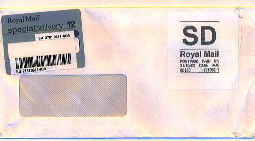 33 Prepaid Label Royal Mail - Labels Information List