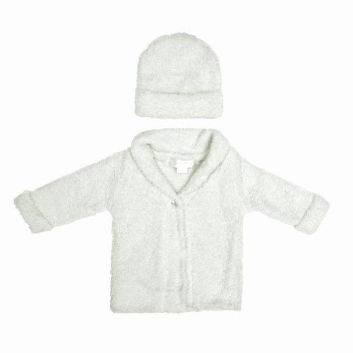 Barefoot Dreams CozyChic (Bamboo) Cardigan & Hat (Extra Small, Seaglass)