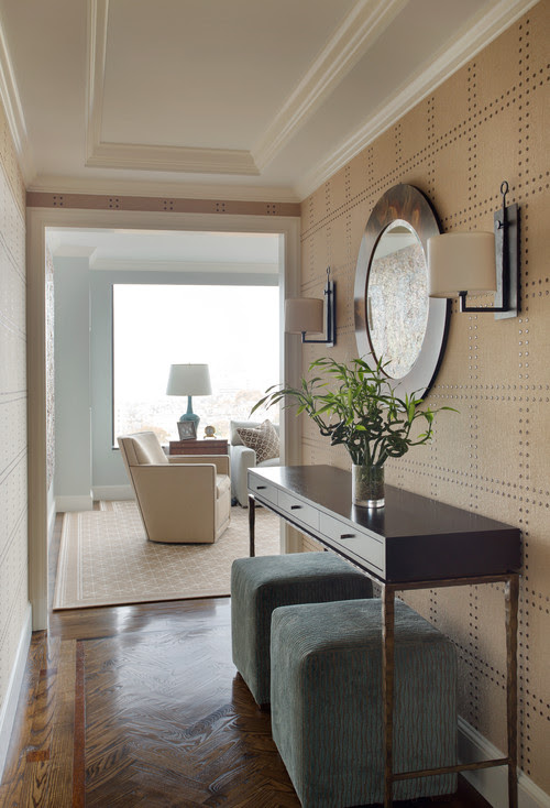 spiral lucky bamboo arrangement console table 